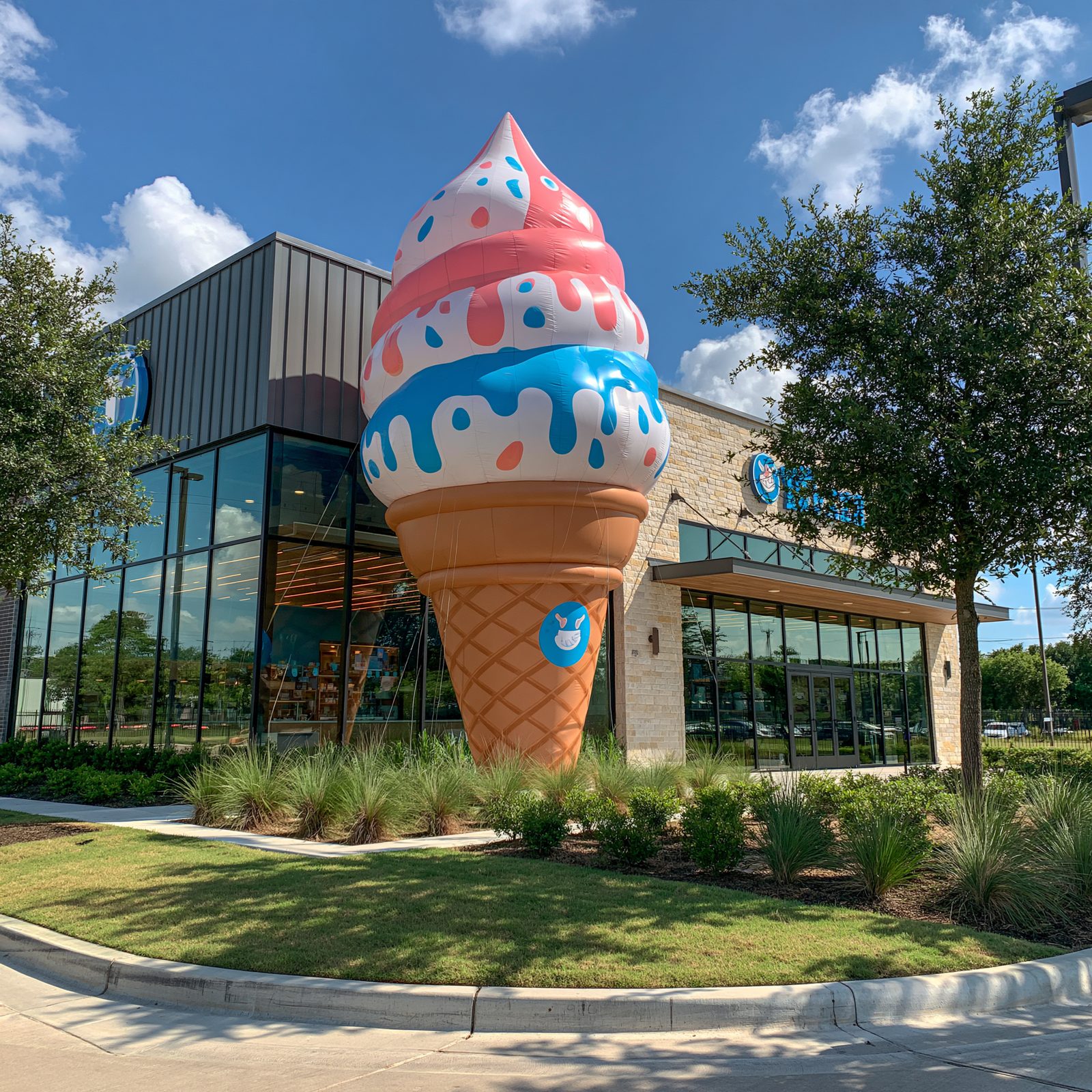 Blue Bunny: Storefront Ice Cream Cone
